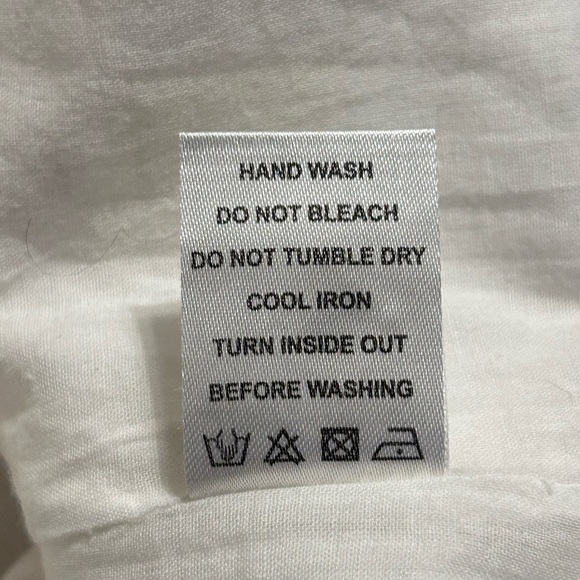 REVOLVE Lovers + Friends White Ruffle Lined Cotton Mini Dress Whimsical Women M - Picture 7 of 8